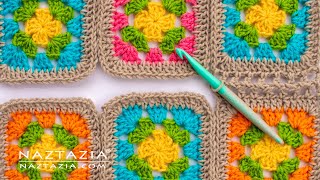 HOW to JOIN GRANNY SQUARES in CROCHET  5 Different Ways of Connecting by Naztazia [upl. by Ehtyaf865]