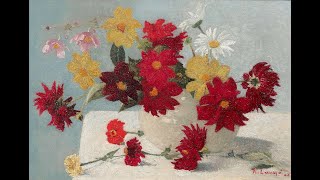 Achille Laugé French 18611944  Still life painting by Achille Laugé [upl. by Allegra]