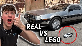 Comparing A Lego DeLorean To A Real DeLorean [upl. by Samp610]