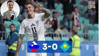 Conor McNamara poetic Commentary on Slovenia vs Kazakhstan  UEFA Nations League [upl. by Emersen650]