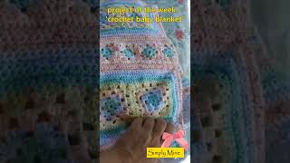 crochet baby blanket [upl. by Lord192]