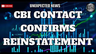 CBI Contact Reveals New Timeline  iraqi dinar news today [upl. by Alebasi]