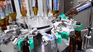 Linea imbottigliamento birra  2500 bh  Beer bottling line [upl. by Nnylahs]