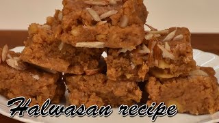 Halwasan recipe  Halwasan khambhat  Gujarati sweet  Rita in the kitchen [upl. by Iveksarap617]