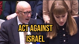 Weak response by Keir Starmer’s deputy after MP grills her on IDF violations  Janta Ka Reporter [upl. by Doowrehs]