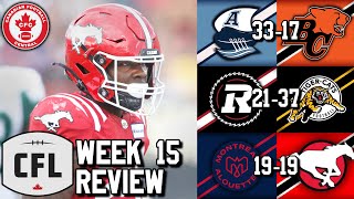 Week 15 Review 2024 CFL Season [upl. by Massimo]