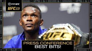 UFC 276 Press Conference Best Bits  Featuring Adesanya Holloway Volkanovski and Strickland [upl. by Alyose]