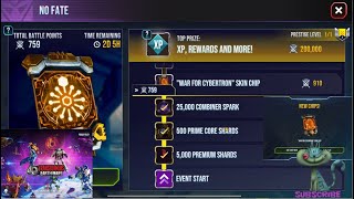 Transformers Earth Wars NO FATE Game How to Unlock War for Cybertron Skin Chip [upl. by Leopold]