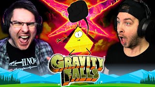 GRAVITY FALLS Season 2 Episode 20 amp 21 REACTION  Weirdmageddon 3 amp 4 THE FINALE [upl. by Vyky]