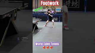 Footwork Ma Long is the best worldtabletennis pingpong tabletennis tenismeja tabletennisplayer [upl. by Vahe]