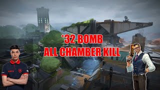 ALL 32 KILL M3C NATS CHAMBER VS ACEND VCT LCQ EMEA ON FRACTURE [upl. by Refotsirc]