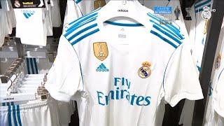 Nueva camiseta Real Madrid 201718 Equipación Adidas [upl. by Genovera123]