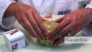 Detax Molloplast® B Heat Cure Soft Reliner  How To Use  DENTBEAR [upl. by Ailene528]