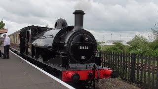 Steam 51456 tank Didcot GWS May 24 [upl. by Moreen271]