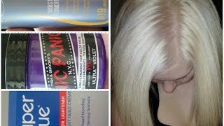 How to Bleach your roots do a bleach wash and DIY no damage toner [upl. by Alleoj865]