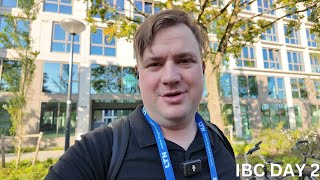 New Asus Monitor Haivision Mojo App amp Broadcast Trucks IBC Vlog Day 2 [upl. by Yeldud]