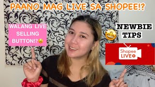 PAANO MAG LIVE SA SHOPEE🤔 SELLER GUIDE  TIPS❤️  Thatsmarya [upl. by Reggis169]