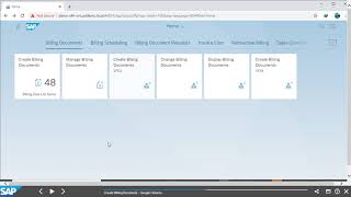 SAP S4 HANA Create Billing Document Using VF01 [upl. by Grote]