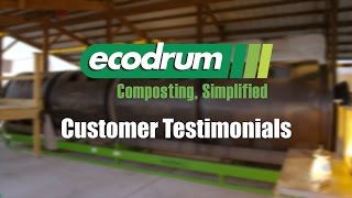 Ecodrum™ Composter  Customer Testimonials [upl. by Saber]