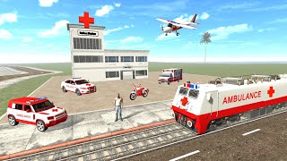 Franklin Found New Ambulance Cars in Indian Bike Driving 3D [upl. by Cargian]