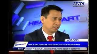 Headstart with Karen Davila  special guest Bro Bo Sanchez  01032014 [upl. by Iroc]