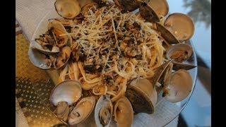 Linguine in White Clam Sauce Italian Recipe [upl. by Einaoj]