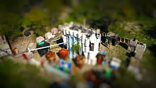 Tilt Shift effect test  Drone Footage  UTAC Airsoft field [upl. by Sylvester946]