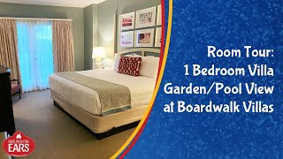 Boardwalk Villas  1 Bedroom Villa GardenPool View  Room Tour [upl. by Jakob53]