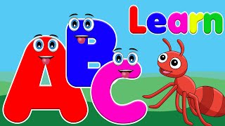 ABC Phonics Song  English Alphabet Learn A to Z  ABC Song  Alphabet Song  Kids Learning Video [upl. by Yrhcaz]