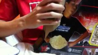 Unboxing WWE World Heavyweight Championship Mattel21011 [upl. by Melton832]