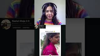 Kya bolna tha ladke ko 😂😉 rashalahuja reactionvideo react ytviral yt shortsfeed [upl. by Giarc464]