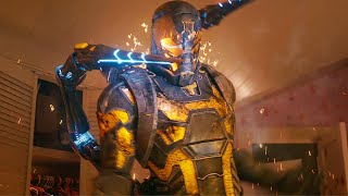 Yellowjackets Death  AntMan Goes Subatomic  Quantum Realm Scene  AntMan 2015 Movie CLIP HD [upl. by Pitarys]