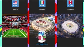 Fifa Confederations Cup 2025  The Stadiums [upl. by Aneertak696]