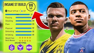 NEW The BEST STRIKER BUILDS in FIFA 22 Pro Clubs [upl. by Najram]