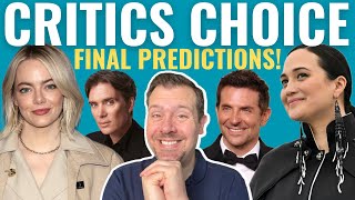 Final Critics Choice Awards Predictions 2024 [upl. by Aicenert]