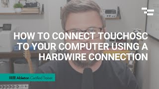 How to connect TouchOSC to your Computer using a hardwire connection [upl. by Bork]