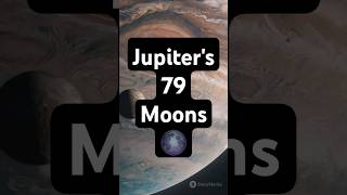 Fact Of Jupiters 79 Moons 🌑 space facts trivia [upl. by Ellennod]