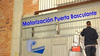 Motorización completa Puerta Basculante garaje [upl. by Marr]