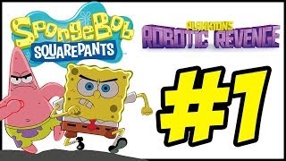 Spongebob La Vendetta Robotica di Plankton Walkthrough 1 ITA HD [upl. by Aronos]