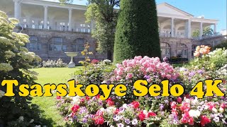 Walk around Tsarskoye Selo 4K [upl. by Neleh]