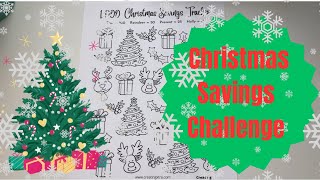 Christmas Savings Challenge Using Free Printable [upl. by Alecia]