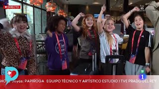 Chloe DelaRosa 🇪🇦 JESC 2024 and her dancers on D Corazón 10112024 [upl. by Amsirp]