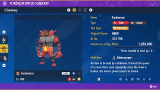 Incineroar  Solo  7 Star Infernape Raid  Pokemon ScarletViolet [upl. by Noivad]