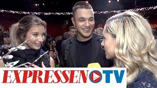 Melodifestivalen Liamoo och Hanna Ferm om att gå till final [upl. by Igor584]