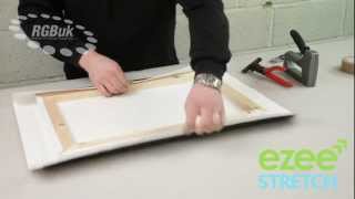 Ezee Stretch Canvas Frames  How to video [upl. by Duhl506]