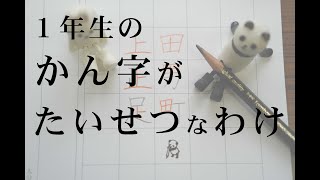 １年生のかん字はとっても大切だよ【漢字の書き順】【筆順】 [upl. by Doralynn]