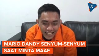 Sambil Senyumsenyum Mario Dandy Minta Maaf atas Perbuatannya [upl. by Pollak397]