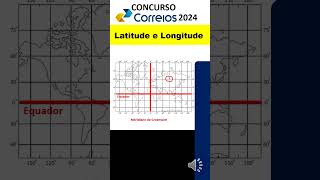 02  Latitude e Longitude Geografia  Conhecimentos Gerais Correios  Concurso Correios 2024 ibfc [upl. by Theodor]