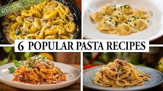 6 Must Try Popular Pasta Recipes  A Gastronomic Journey [upl. by Hubie217]