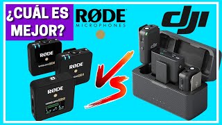 DJI Mic Vs RODE Wireless Go II  Comparativa en español [upl. by Botzow]